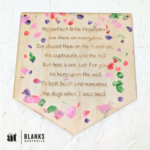Fingerprint Plaque - engraved poem - AT Blanks Australia#option1 - #product_vendor - #product_type