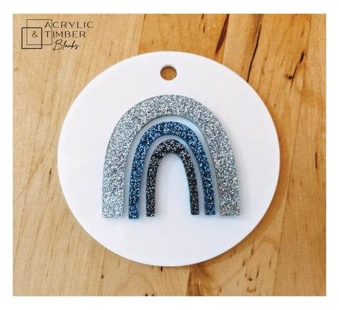 Glitter Acrylic - Mini Rainbow Set - AT Blanks Australia#option1 - #product_vendor - #product_type