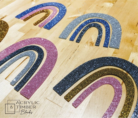 Glitter Acrylic - Rainbow - AT Blanks Australia#option1 - #product_vendor - #product_type