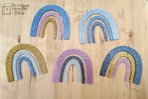 Glitter Acrylic - Rainbow - AT Blanks Australia#option1 - #product_vendor - #product_type