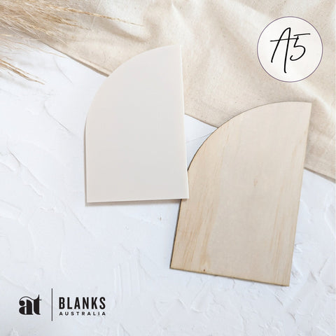 Half Arch 197 x 149mm (A5) | Nature Range AT Blanks Australia AT Blanks Australia