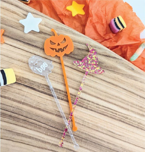 Halloween Drink Stirrer - 10 pack - AT Blanks Australia#option1 - #product_vendor - #product_type