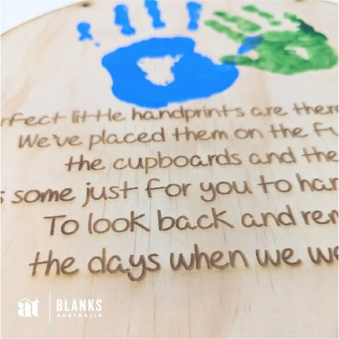 Handprint Plaque - Engraved poem - AT Blanks Australia#option1 - #product_vendor - #product_type