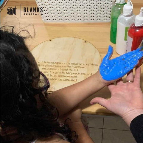 Handprint Plaque - Engraved poem - AT Blanks Australia#option1 - #product_vendor - #product_type