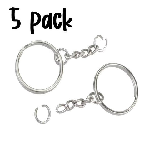 Keyring Chain | Stainless Steel | 25mm - AT Blanks Australia#option1 - #product_vendor - #product_type