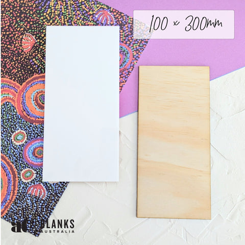 Long Narrow 100 x 300mm | Standard Range - AT Blanks Australia#option1 - #product_vendor - #product_type