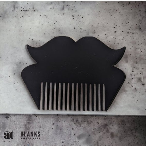 Moustache Comb - AT Blanks Australia#option1 - #product_vendor - #product_type