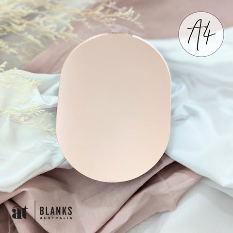 Oval 297 x 197mm (A4) | Mirror Range - AT Blanks Australia#option1 - #product_vendor - #product_type