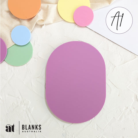 Oval 841 x 594 mm (A1) | Pastel Range - AT Blanks Australia#option1 - #product_vendor - #product_type