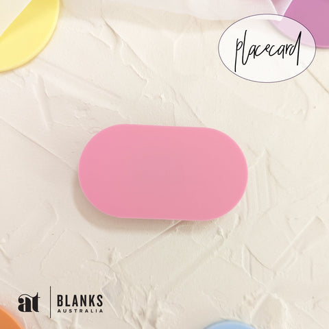 Oval Place card | Pastel Range - AT Blanks Australia#option1 - #product_vendor - #product_type