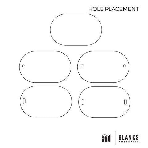 Oval Place card | Standard Range - AT Blanks Australia#option1 - #product_vendor - #product_type