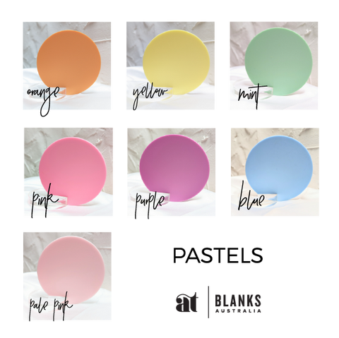 Half Arch 297 x 197mm (A4) | Pastel Range AT Blanks Australia 2