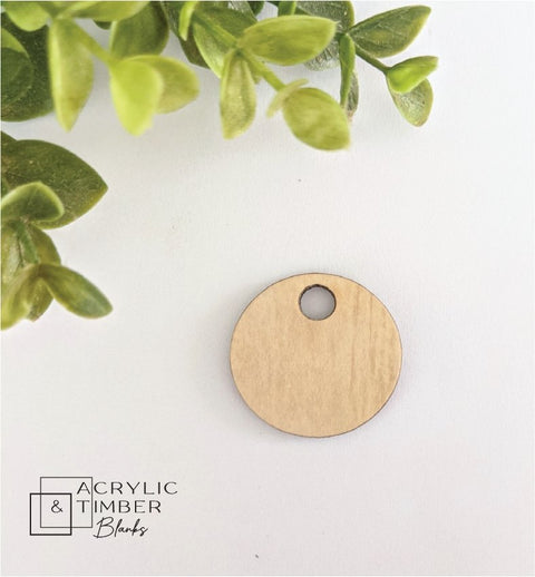 Plywood Key Ring (5 pack) - Assorted Circle - AT Blanks Australia#option1 - #product_vendor - #product_type