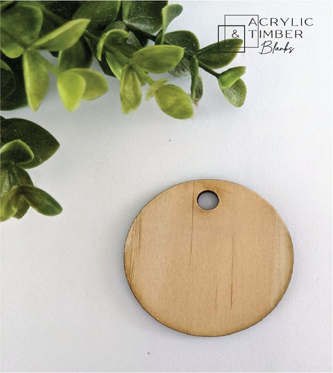 Plywood Key Ring (5 pack) - Assorted Circle - AT Blanks Australia#option1 - #product_vendor - #product_type