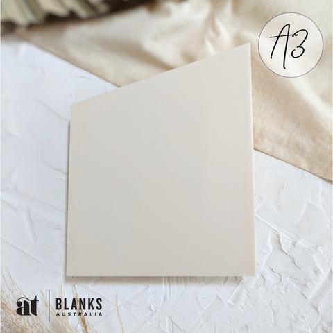 Pointed Rectangle 400 x 297mm (A3) | Nature Range - AT Blanks Australia#option1 - #product_vendor - #product_type