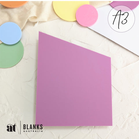 Pointed Rectangle 400 x 297mm (A3) | Pastel Range - AT Blanks Australia#option1 - #product_vendor - #product_type