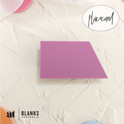 Pointed Rectangle Place card | Pastel Range - AT Blanks Australia#option1 - #product_vendor - #product_type