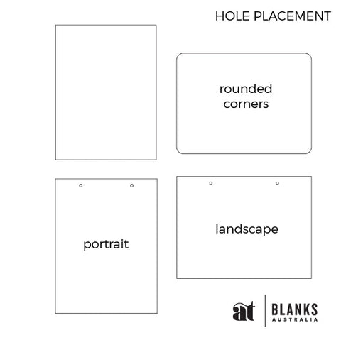 Rectangle 197 x 149mm (A5) | Standard Range - AT Blanks Australia#option1 - #product_vendor - #product_type