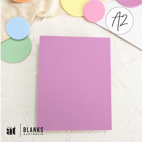 rectangle acrylic blank plywood blank A2 pastel
