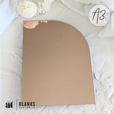 Round Corner 400 x 297mm (A3) | Mirror Range - AT Blanks Australia#option1 - #product_vendor - #product_type