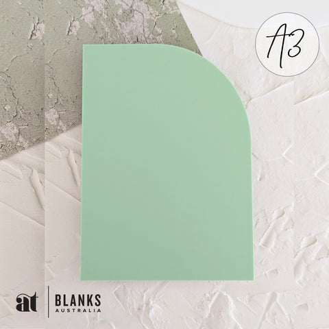 Round Corner 400 x 297mm (A3) | Pastel Range - AT Blanks Australia#option1 - #product_vendor - #product_type