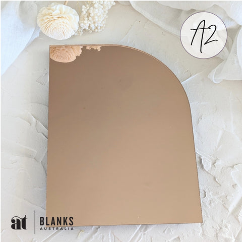 Round Corner 594 x 420mm (A2) | Mirror Range - AT Blanks Australia#option1 - #product_vendor - #product_type