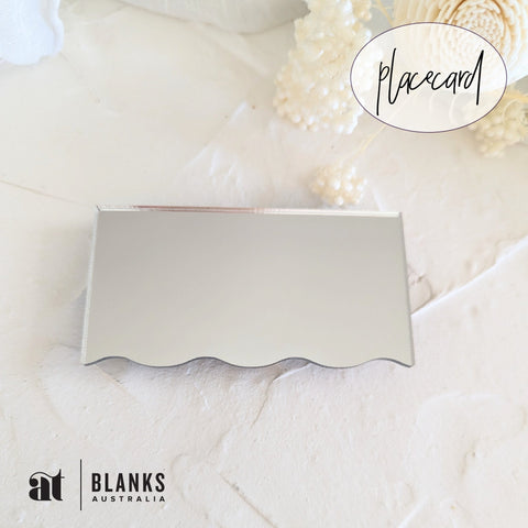 Wavy Side Place card | Mirror Range - AT Blanks Australia#option1 - #product_vendor - #product_type