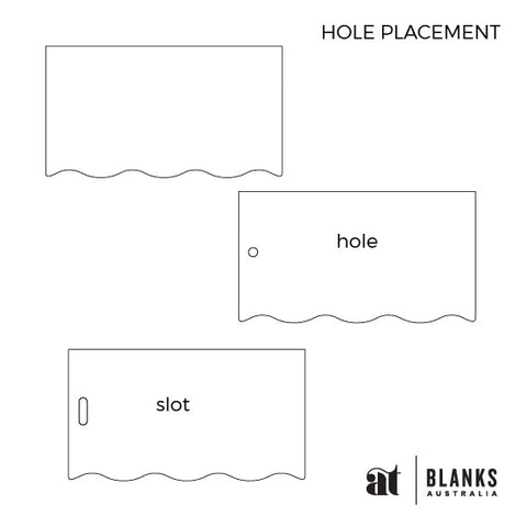 Wavy Side Place card | Nature Range - AT Blanks Australia#option1 - #product_vendor - #product_type