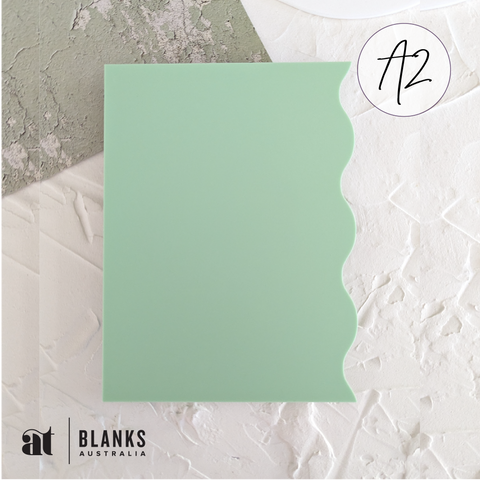 Wavy Side Blanks | Acrylic Blanks | Plywood Blanks