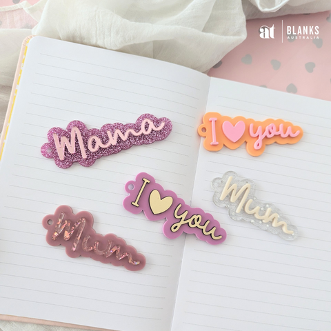Mothers Day Mama, Mum & I Love You KeyChain