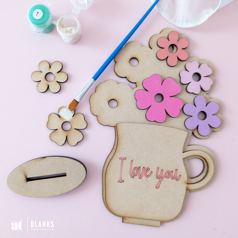 Mother's Day | Children's DIY Flower and Vase Blanks Kit 2