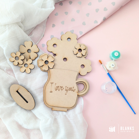 Mother's Day | Children's DIY Flower and Vase Blanks Kit 3