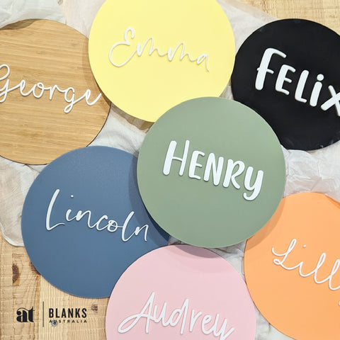 Personalised Name Wall Plaque