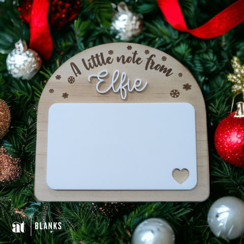 Personalised Elf Message Board- A little note from