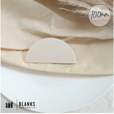 100mm Semi Circle Blank | Nature Range - AT Blanks Australia#option1 - #product_vendor - #product_type