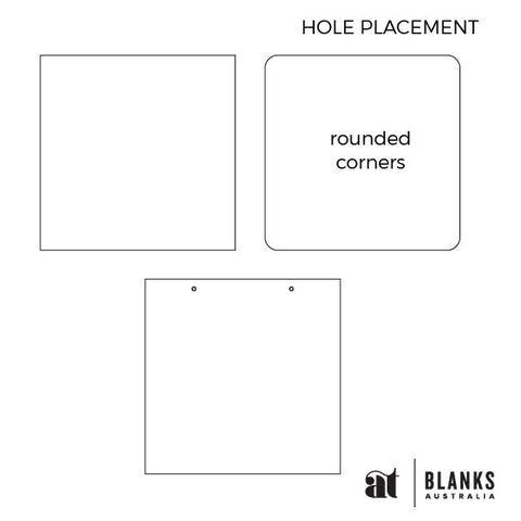 200mm Acrylic Blank Square | Mirror Range - AT Blanks Australia#option1 - #product_vendor - #product_type
