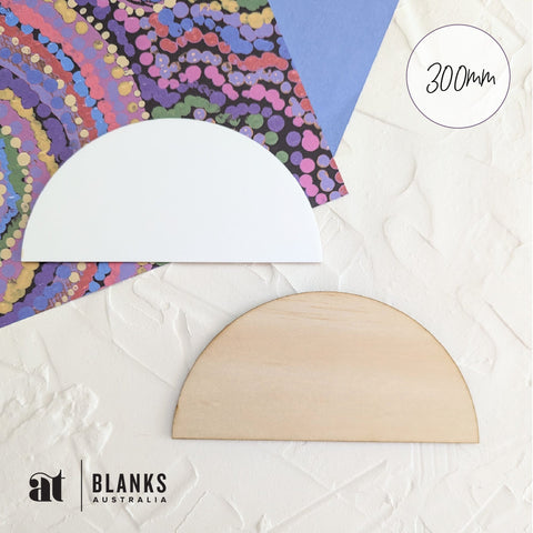 300 mm Semi Circle Blank | Standard Range - AT Blanks Australia#option1 - #product_vendor - #product_type
