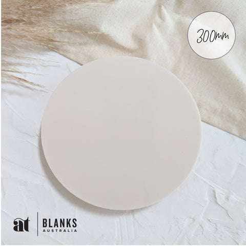 300mm circle acrylic blank plywood blank beige