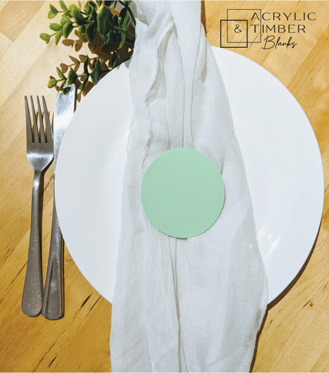 Pastel Acrylic - 80mm Circle – product image 4