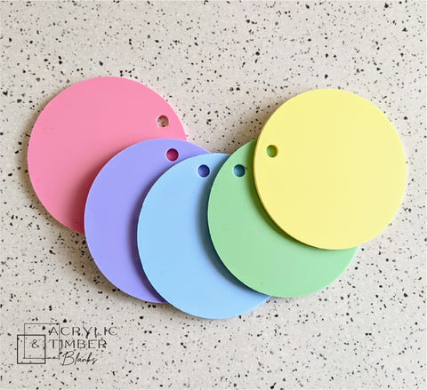 Pastel Acrylic - 80mm Circle – product image 3