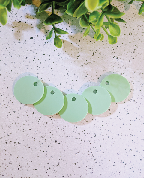 Pastel Acrylic - 30mm key ring - 5 pack – product image 4