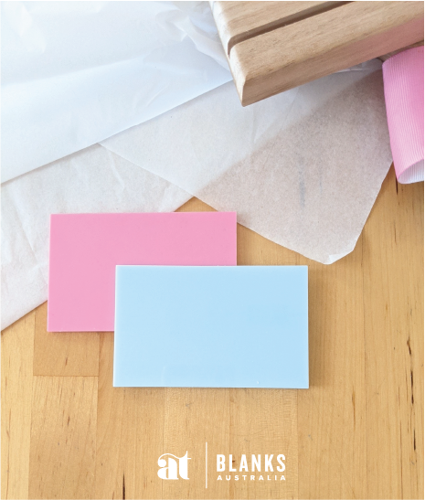 Pink and Blue Acrylic Rectangles – product image 4