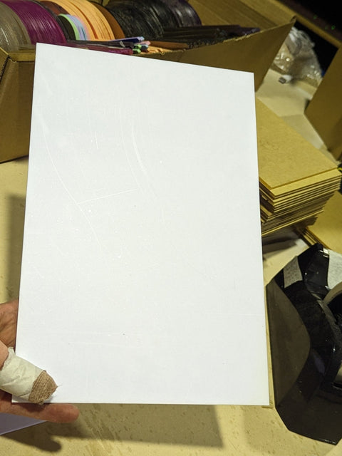 A5 blank -BRIGHT WHITE 3mm. BRAND NEW - AT Blanks Australia#option1 - #product_vendor - #product_type