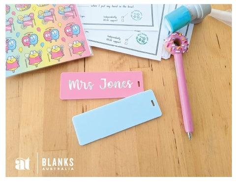 Acrylic Blank Shapes, Acrylic Bookmark