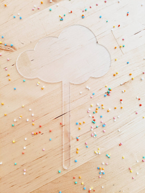 Acrylic Cake Topper - Cloud - AT Blanks Australia#option1 - #product_vendor - #product_type
