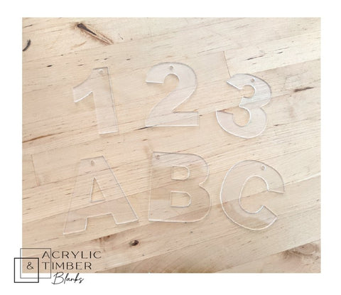 Acrylic letter - 3mm - AT Blanks Australia#option1 - #product_vendor - #product_type