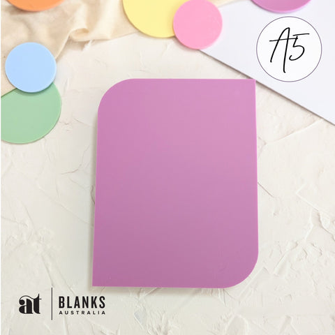 Adjacent Round Rectangle 197 x 149mm (A5) | Pastel Range - AT Blanks Australia#option1 - #product_vendor - #product_type
