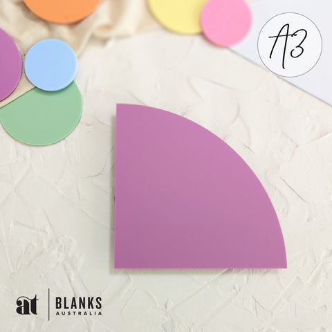 Arc 420 x 420mm | Pastel Range - AT Blanks Australia#option1 - #product_vendor - #product_type