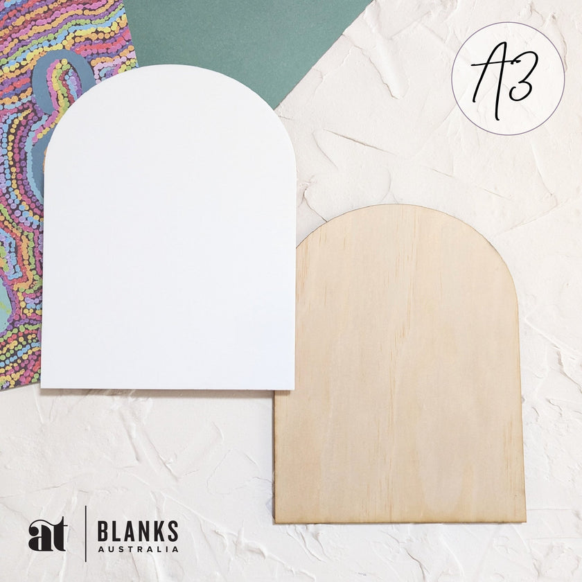 Arch 400 x 297mm (A3) Acrylic Blank Shapes AT Blanks Australia