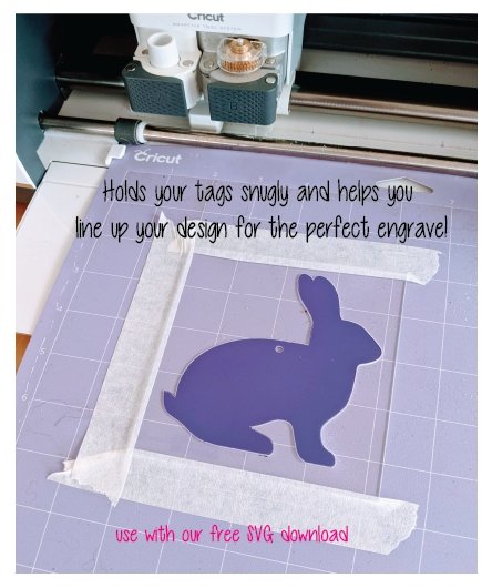 Bunny Tag - ENGRAVABLE - AT Blanks Australia#option1 - #product_vendor - #product_type